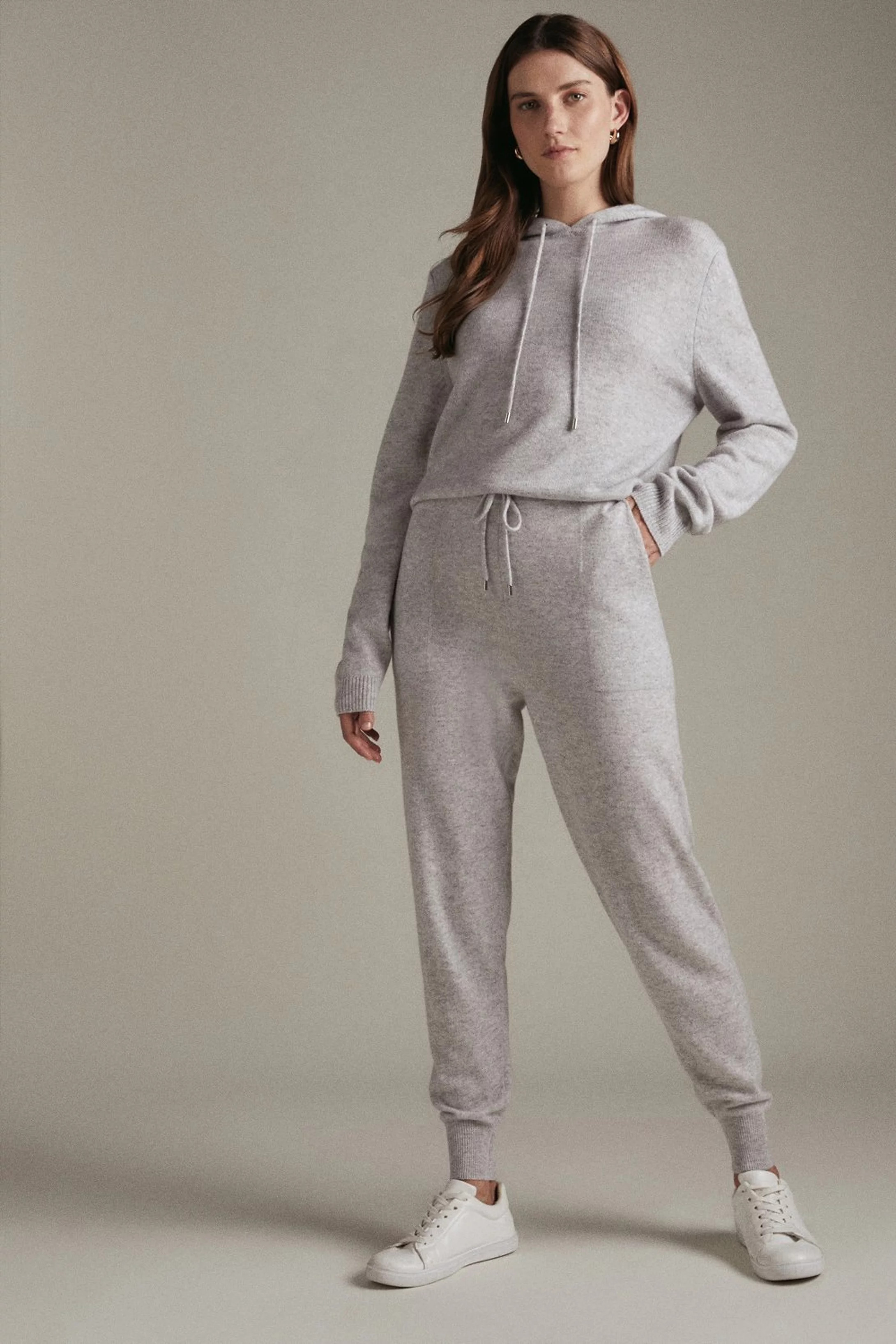 Cashmere Knitted Jogger | Karen Millen UK + IE + DE + NL