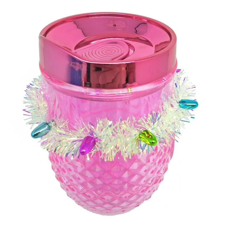 Light-Up Plastic Wine Cup, Pink, by Holiday Time | Walmart (US)