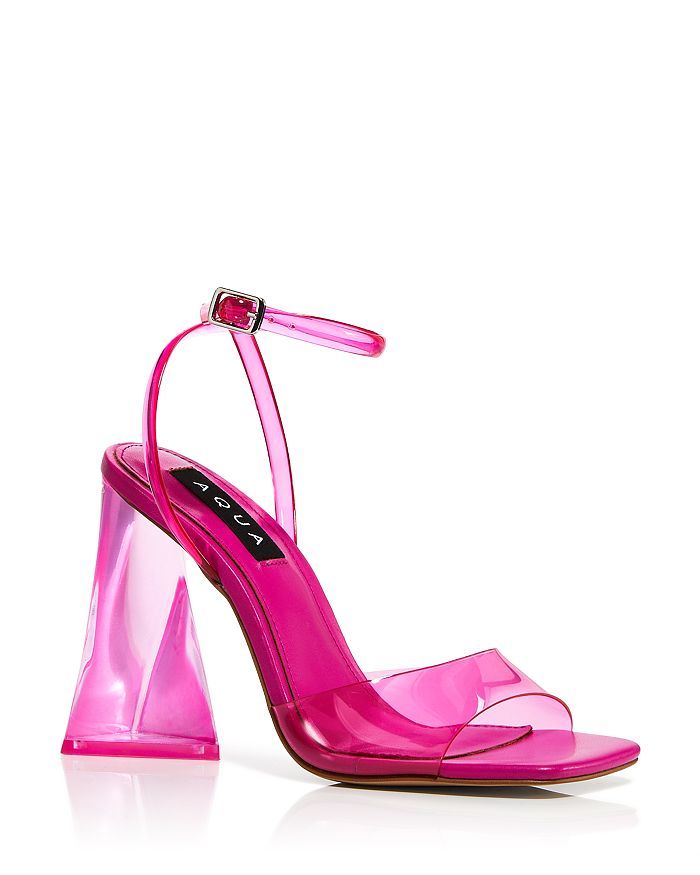 Women's Glass Ankle Strap High Heel Sandals - 100% Exclusive | Bloomingdale's (US)