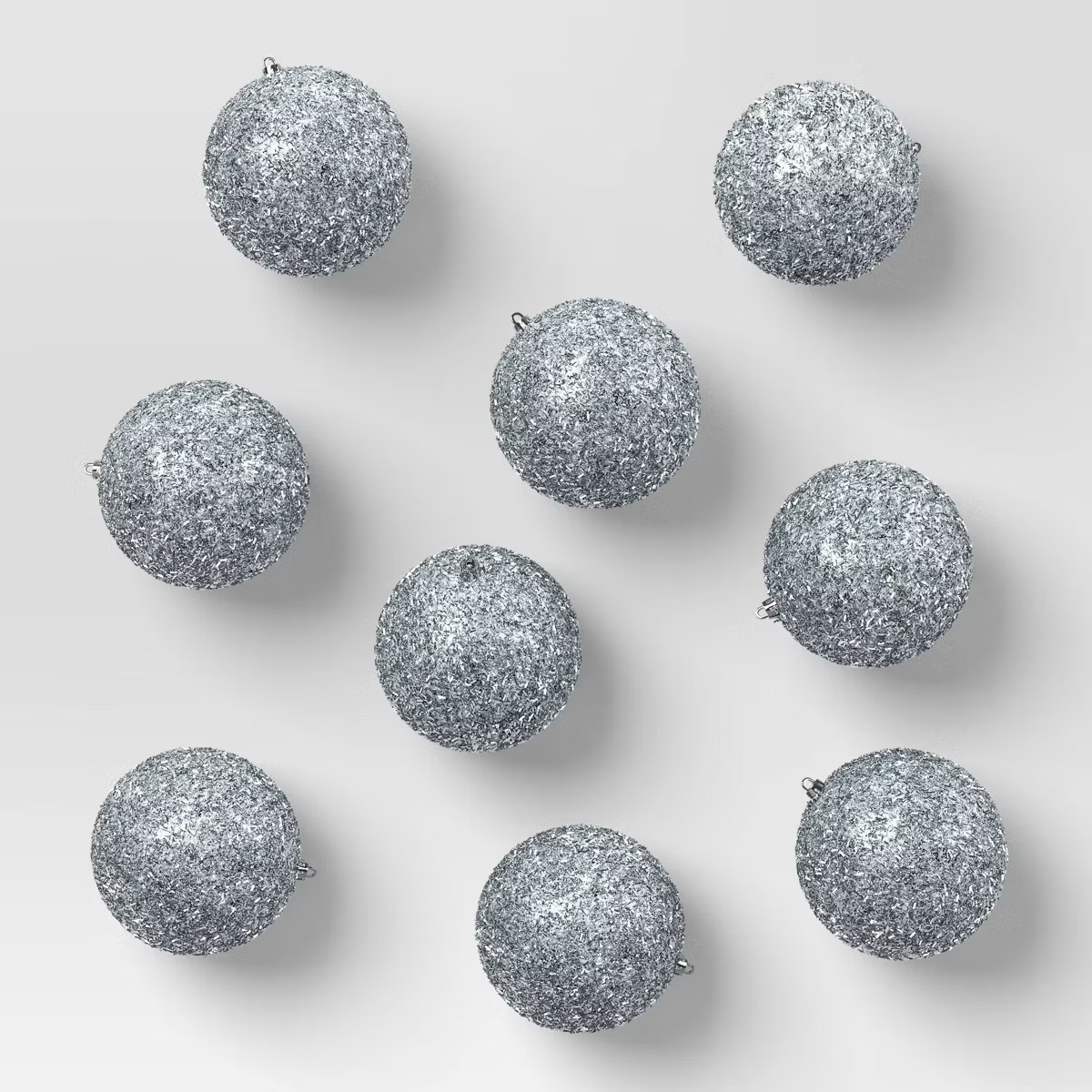 9pc Tinsel Ball Christmas Tree Ornament Set - Wondershop™ | Target