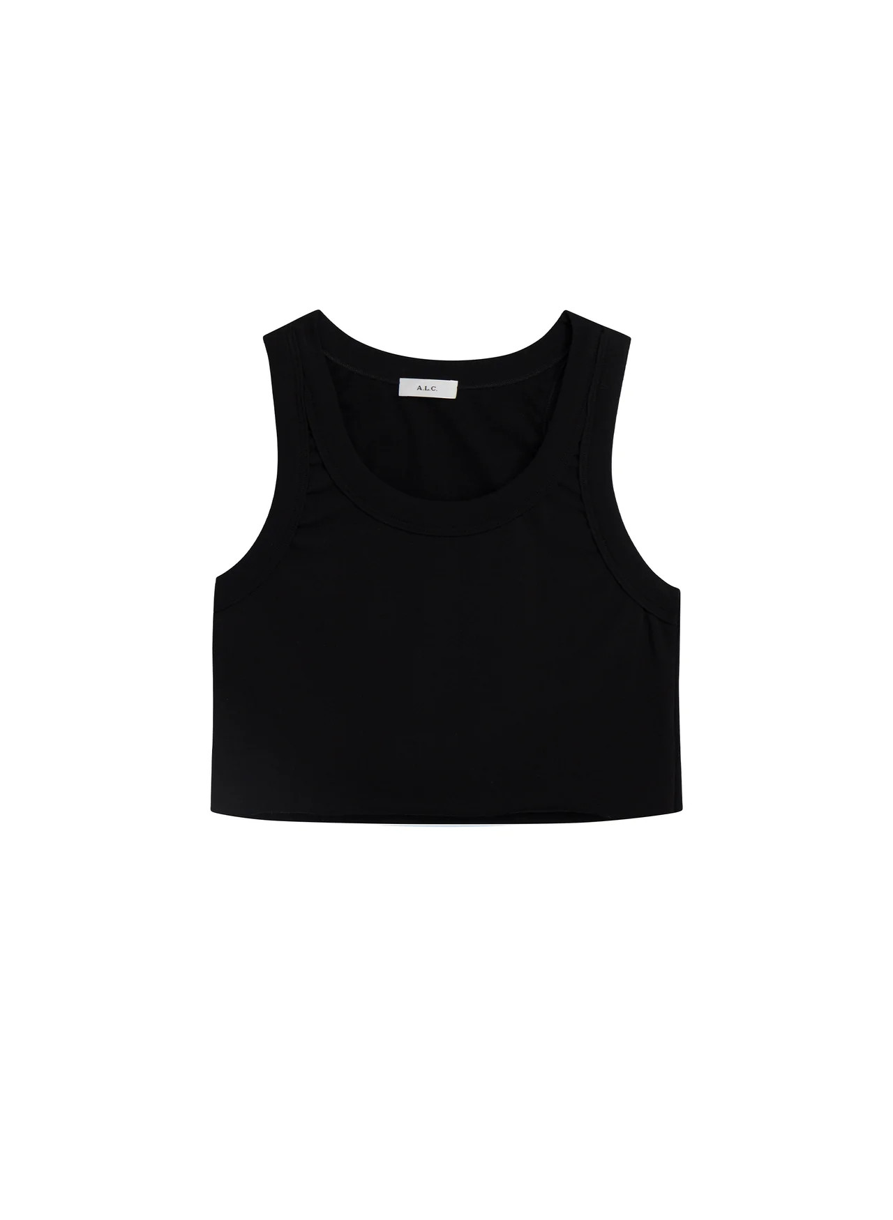 Halsey Cropped Cotton Rib Tank | A.L.C