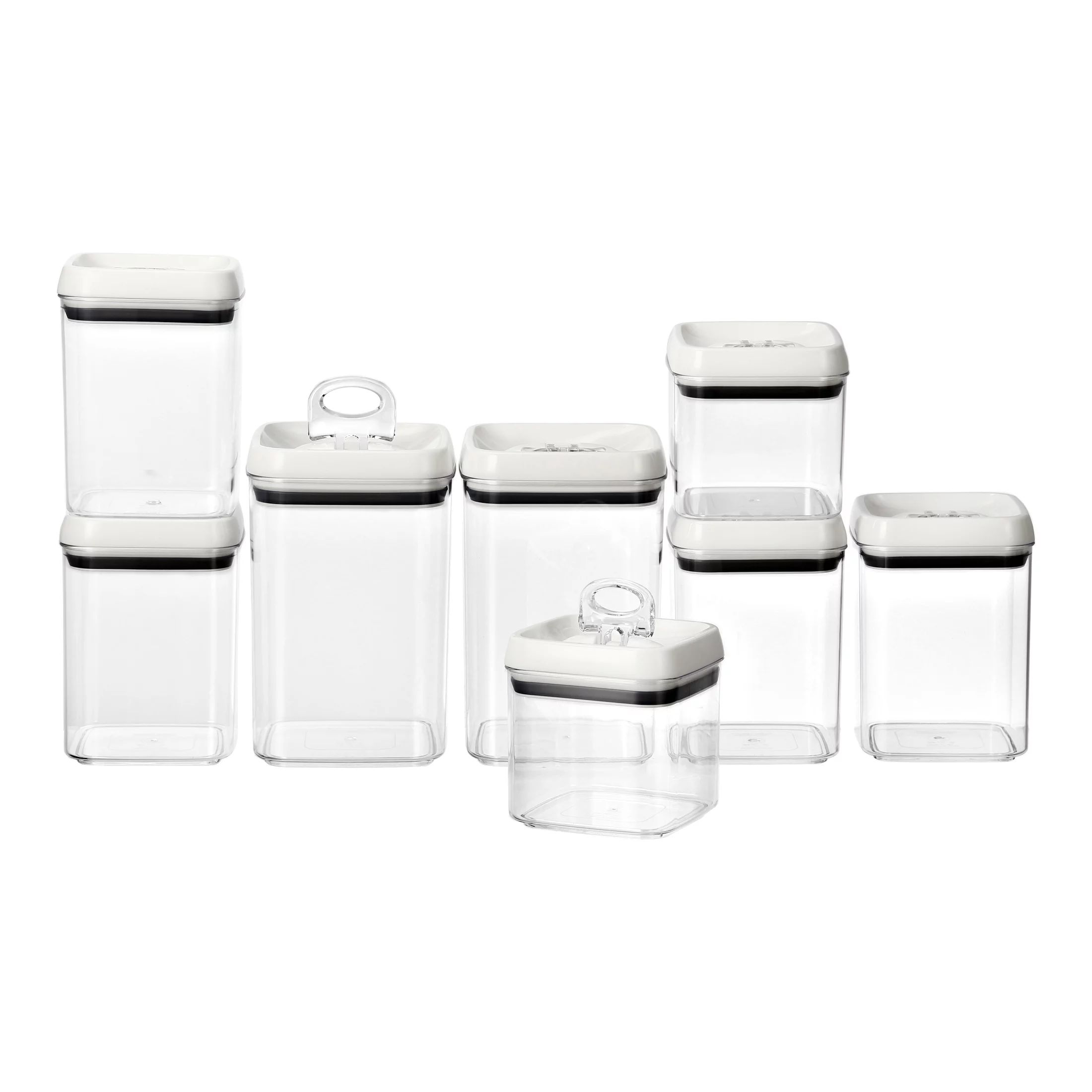 Better Homes & Gardens Canister Pack of 8 - Flip-Tite Food Storage Container Set | Walmart (US)