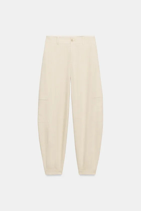 BARREL CARGO TROUSERS | Zara UK