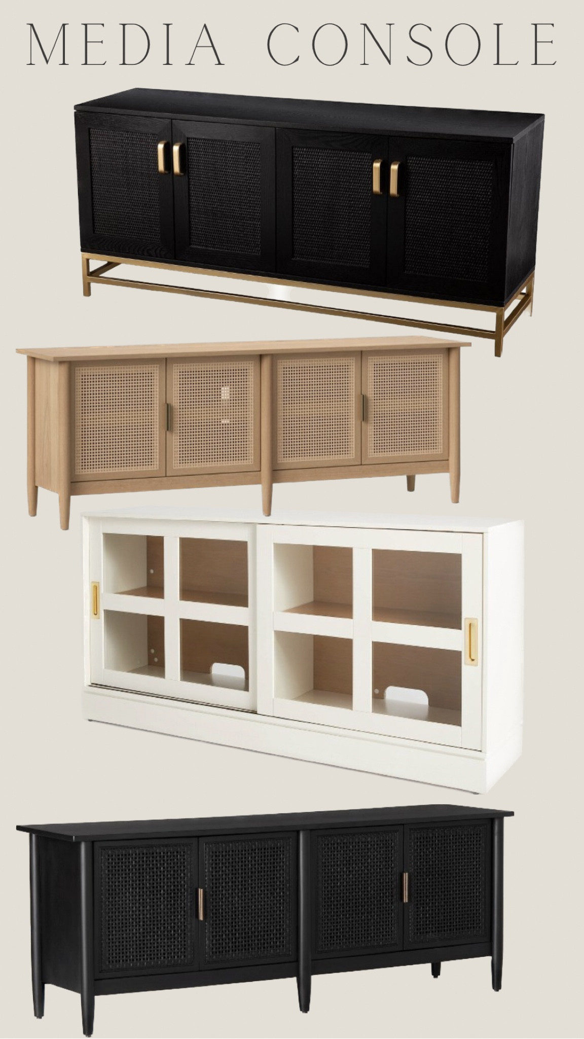 Obsessed with these media consoles!

Target home, target, target find, media console, home decor, living room, media room, tv stand, tv console, modern Home

#LTKhome #LTKFind #LTKstyletip