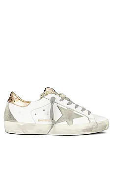Golden Goose X REVOLVE Superstar Shearling Sneaker in White, Gold & Ice from Revolve.com | Revolve Clothing (Global)