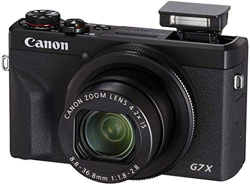 Canon PowerShot Digital Camera [G7 X Mark III] with Wi-Fi & NFC, LCD Screen and 4K Video - Black (Renewed) | Amazon (US)