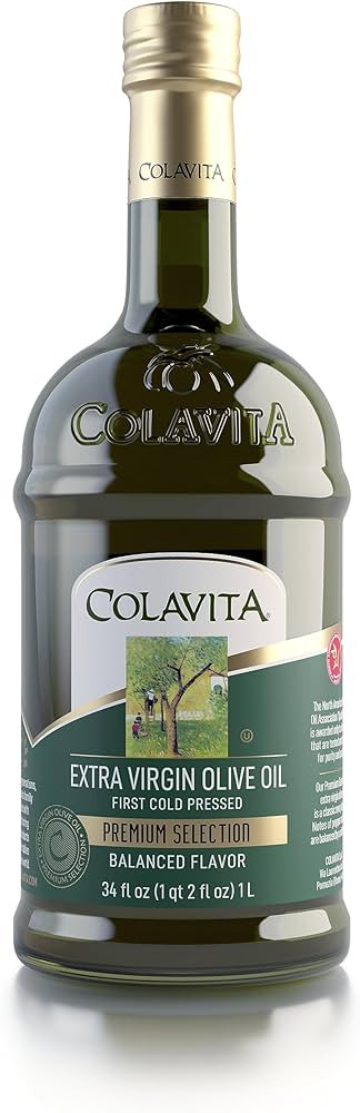 Colavita Premium Selection Extra Virgin Olive Oil, Glass Bottle, 1 Liter (Packaging May Vary) | Amazon (CA)