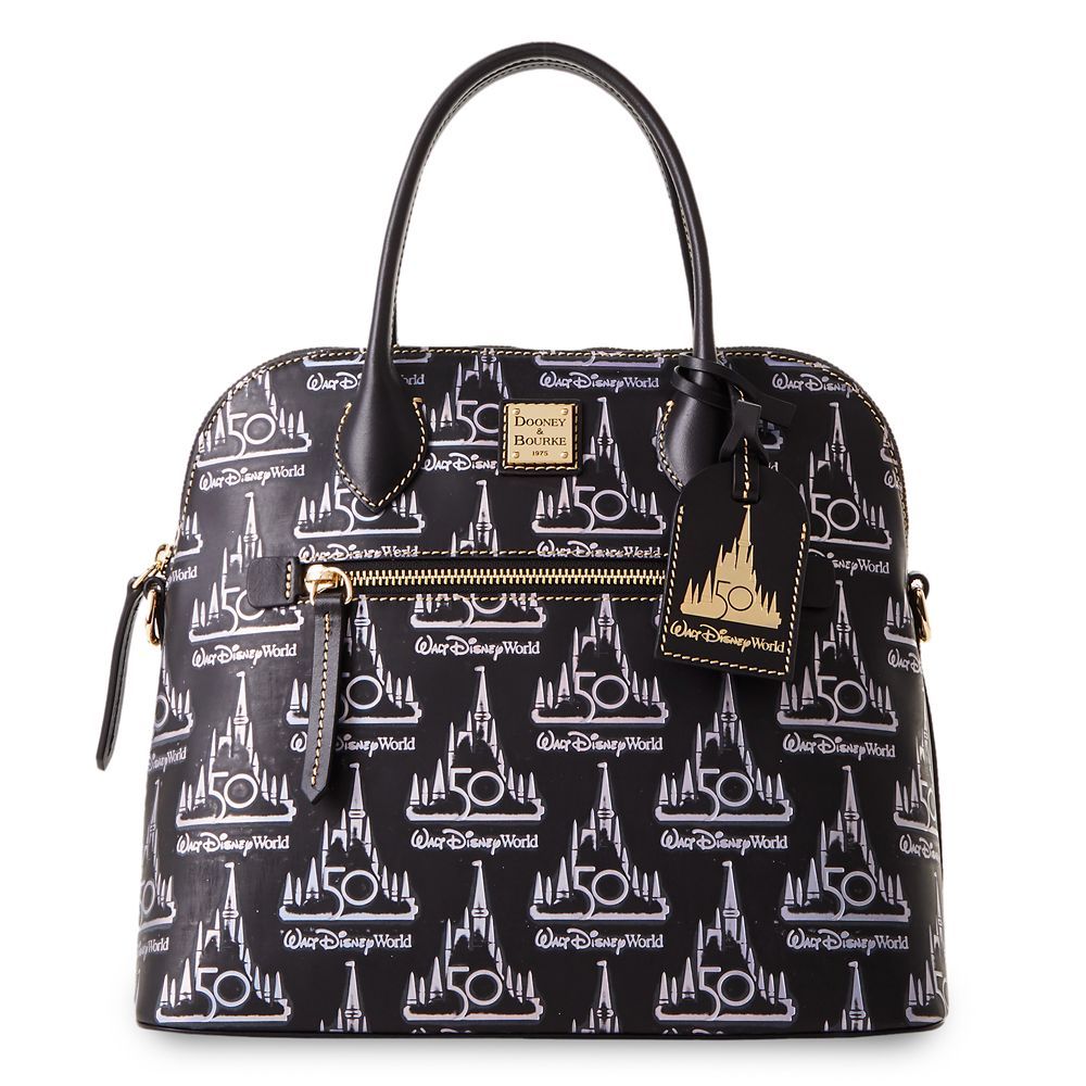 Walt Disney World 50th Anniversary Leather Dooney & Bourke Satchel | shopDisney