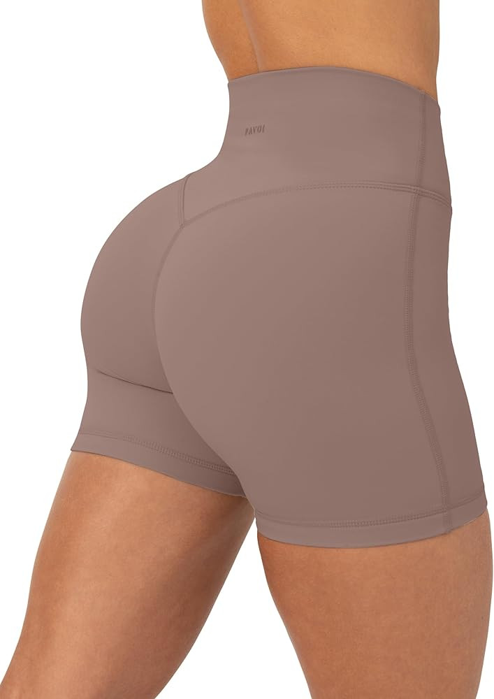PAVOI ACTIVE Yoga Shorts for Women High Waisted Gym Shorts Buttery Soft Biker Workout Shorts 4" &... | Amazon (US)