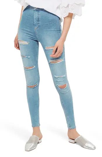 Women's Topshop Joni Super Rip Skinny Jeans | Nordstrom