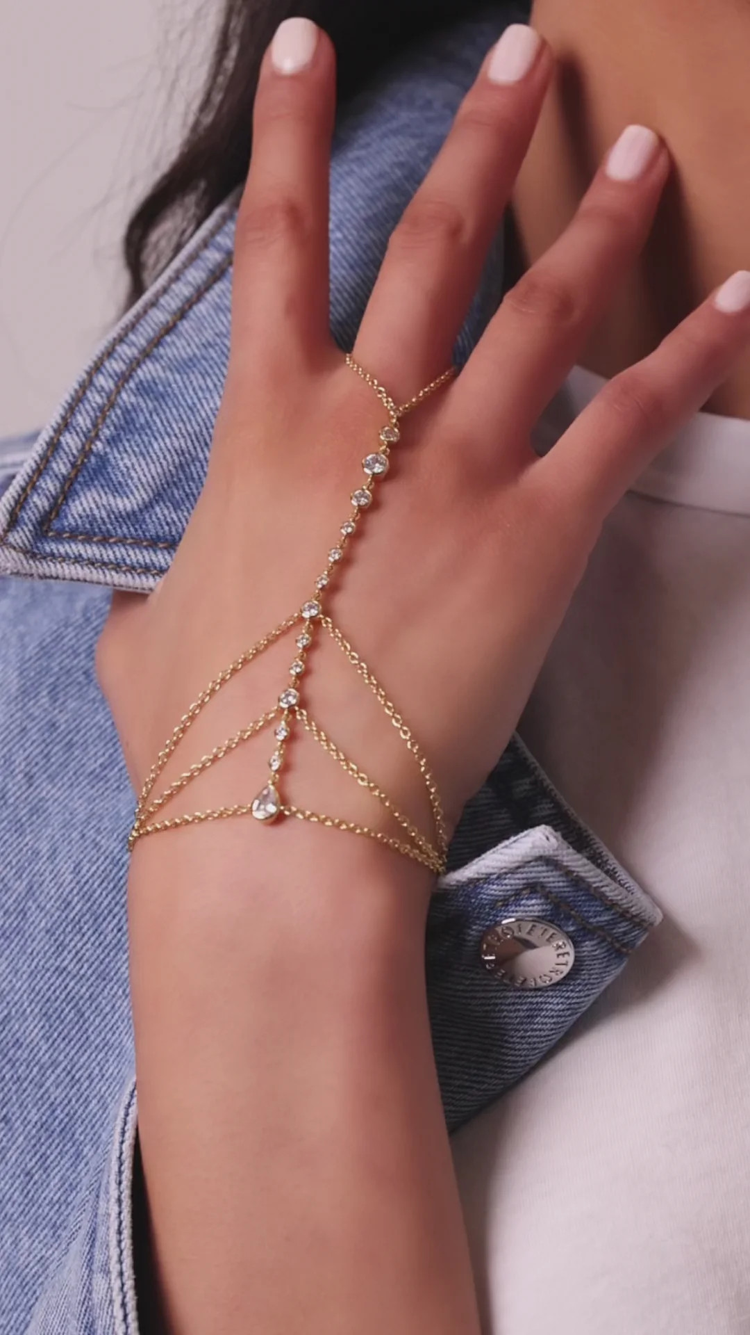 Bowie Hand Chain | Electric Picks Jewelry