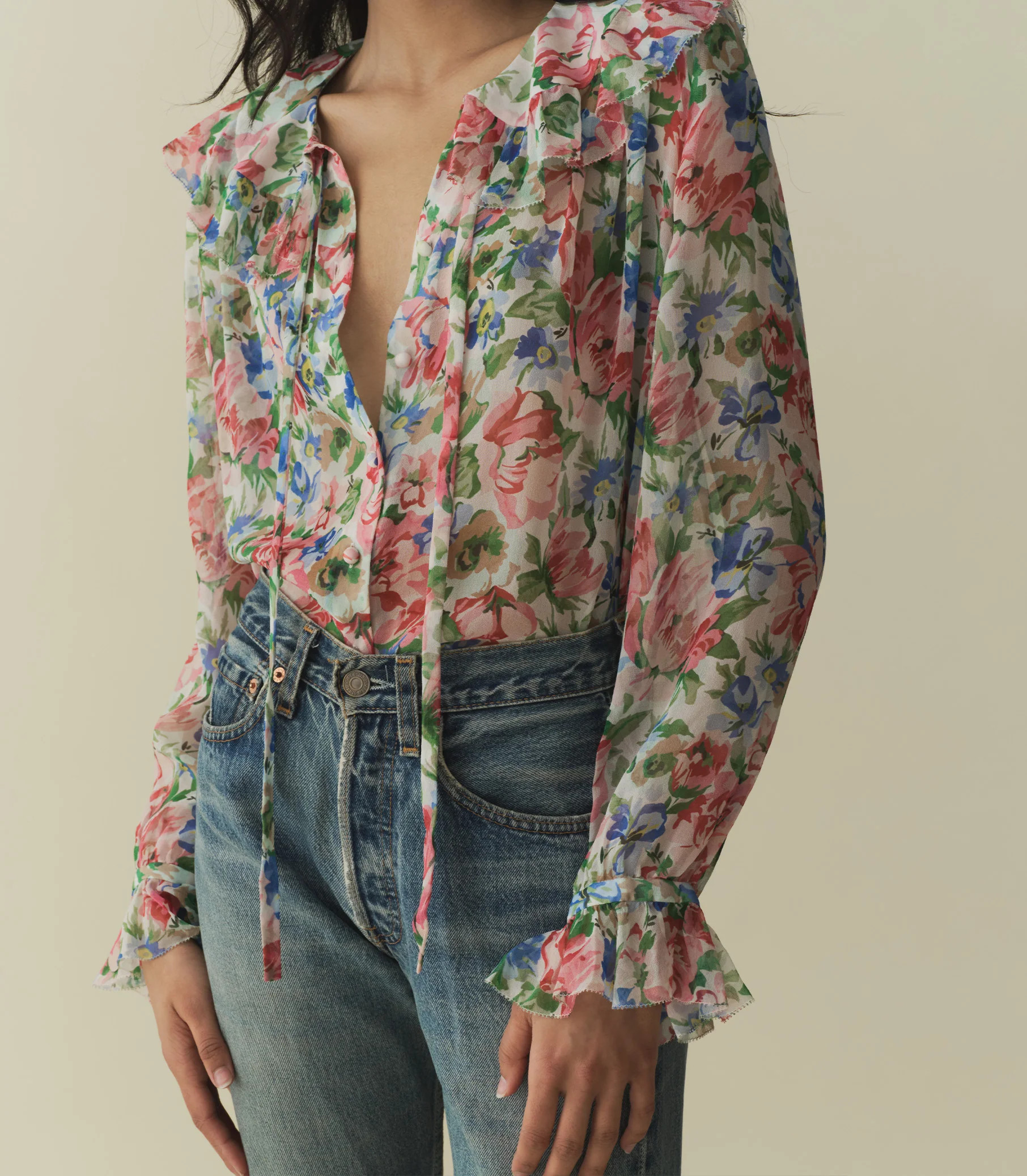 Solange Top - Tulip Grove | DÔEN | DOEN