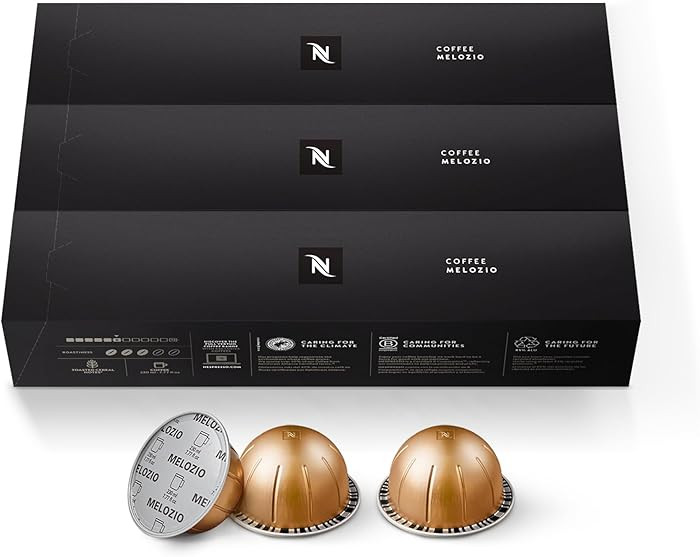 Nespresso Capsules Vertuo, Melozio, Medium Roast Coffee, 10 Count (Pack of 3) Coffee Pods, Brews ... | Amazon (US)