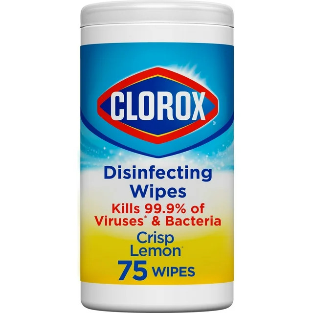Clorox Bleach-Free Disinfecting and Cleaning Wipes, Crisp Lemon, 75 Count | Walmart (US)