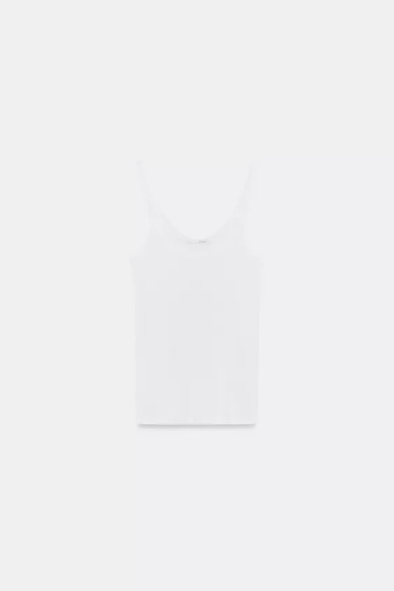 RIBBED VEST TOP | Zara UK
