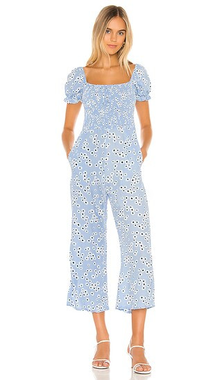 Della Jumpsuit in Riviera Essa Floral | Revolve Clothing (Global)