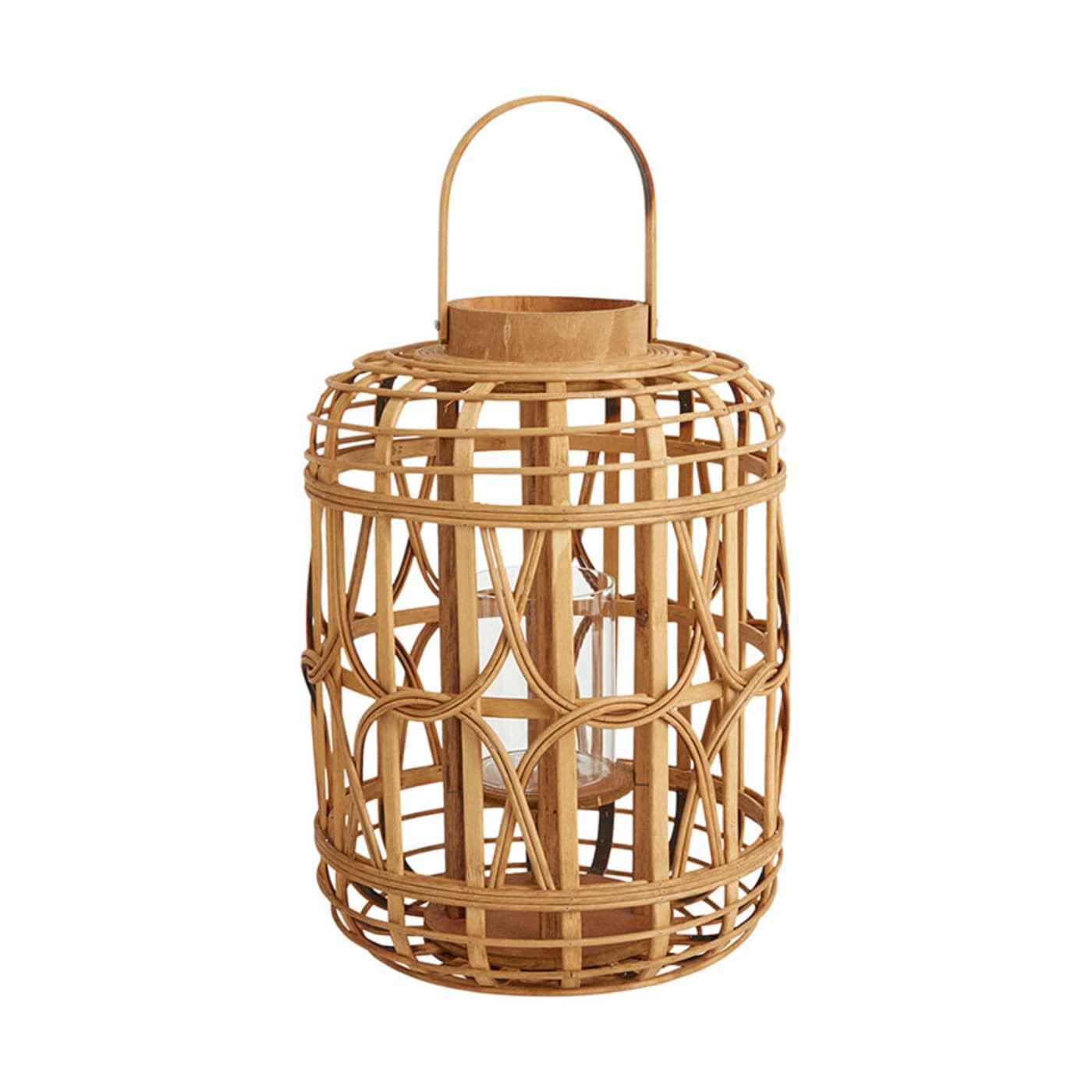 Handmade Bamboo Lantern -  Brown, Small | The Company Store