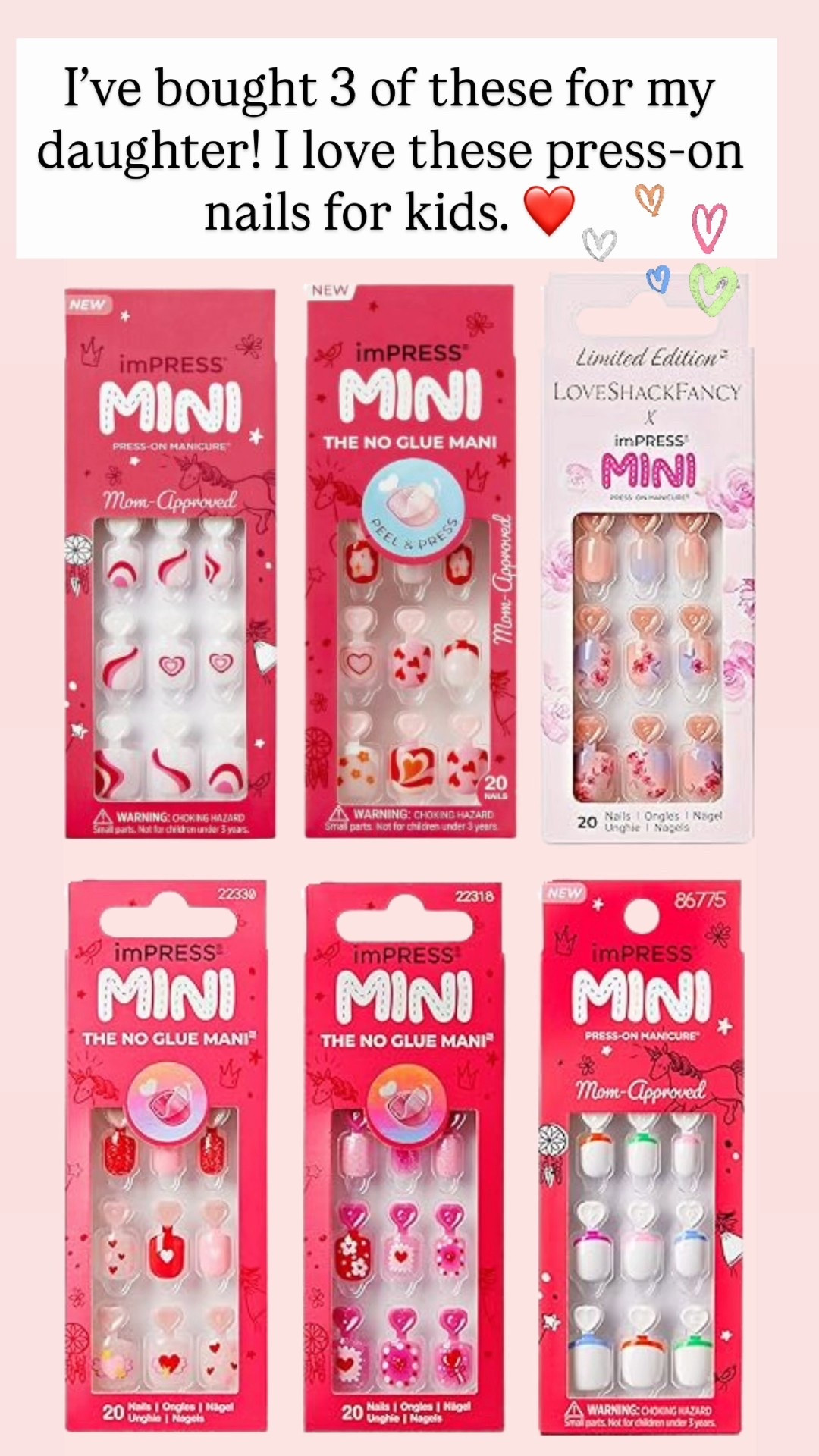 Mini manicures for kids are so cute! 💜❤️

#LTKBeauty #LTKValentine #LTKKids