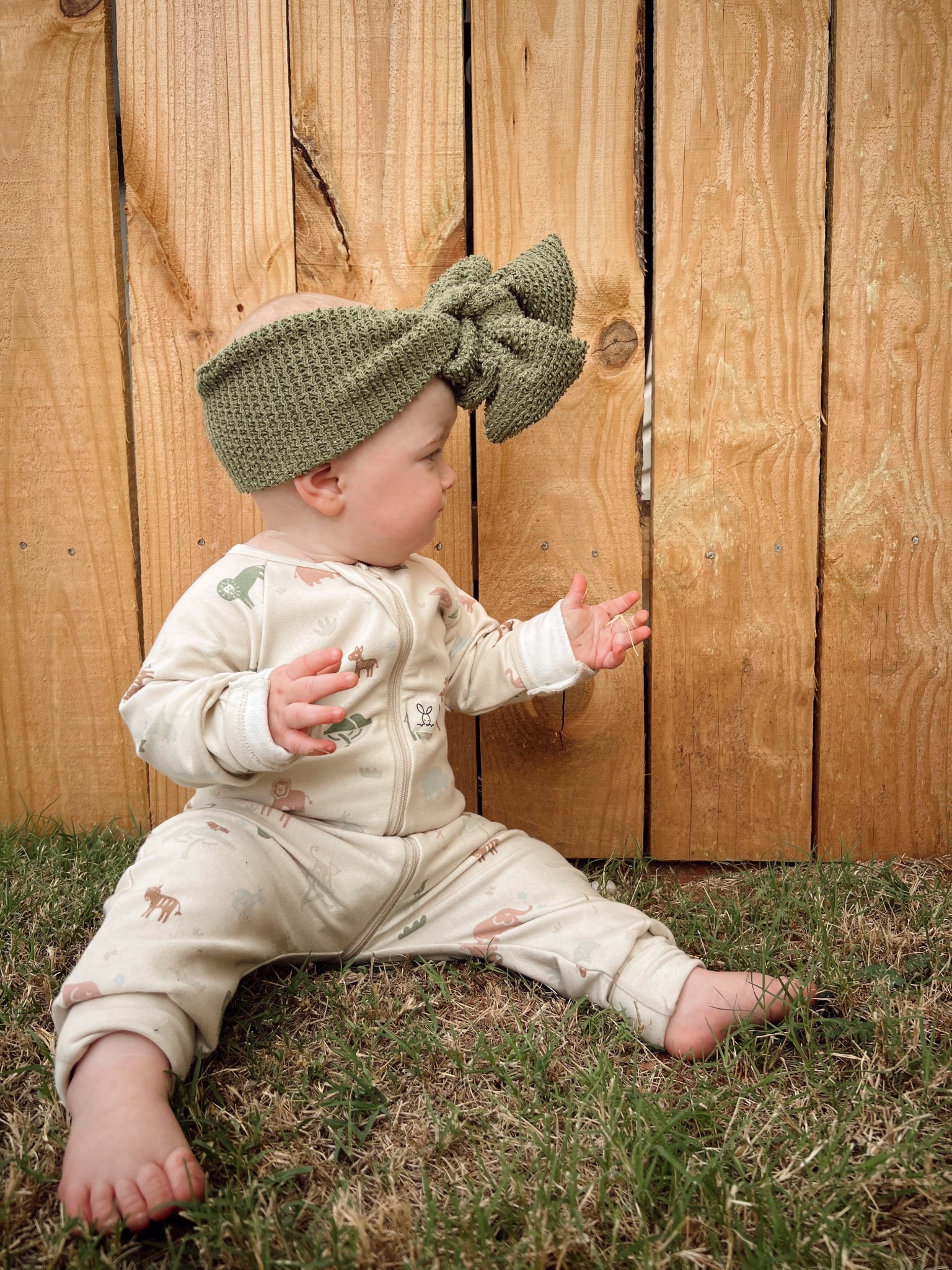Sweet baby pj zippie in a safari print! We love their sleep sacks too! #ergopouch #safari #baby 

#LTKBump #LTKKids #LTKBaby