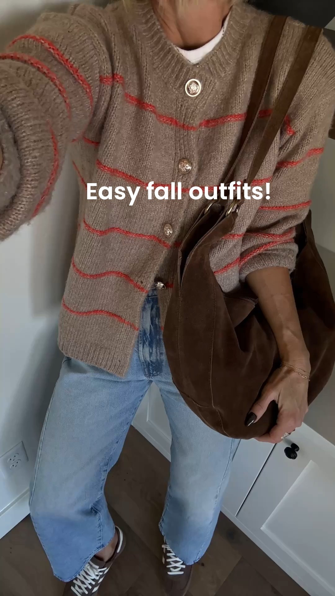 Easy fall outfits lately! 
Wearing everything from hoodies to sweaters, to vests and Henleys. Favorite adidas sneakers, NYC ball cap. Leopard belt and bags. The distressed, black & light wash jeans are ALL target.

#LTKOver40 #LTKHalloween #LTKFindsUnder50