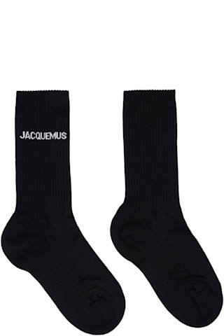JACQUEMUS - Black Les Classiques 'The Jacquemus' Socks | SSENSE