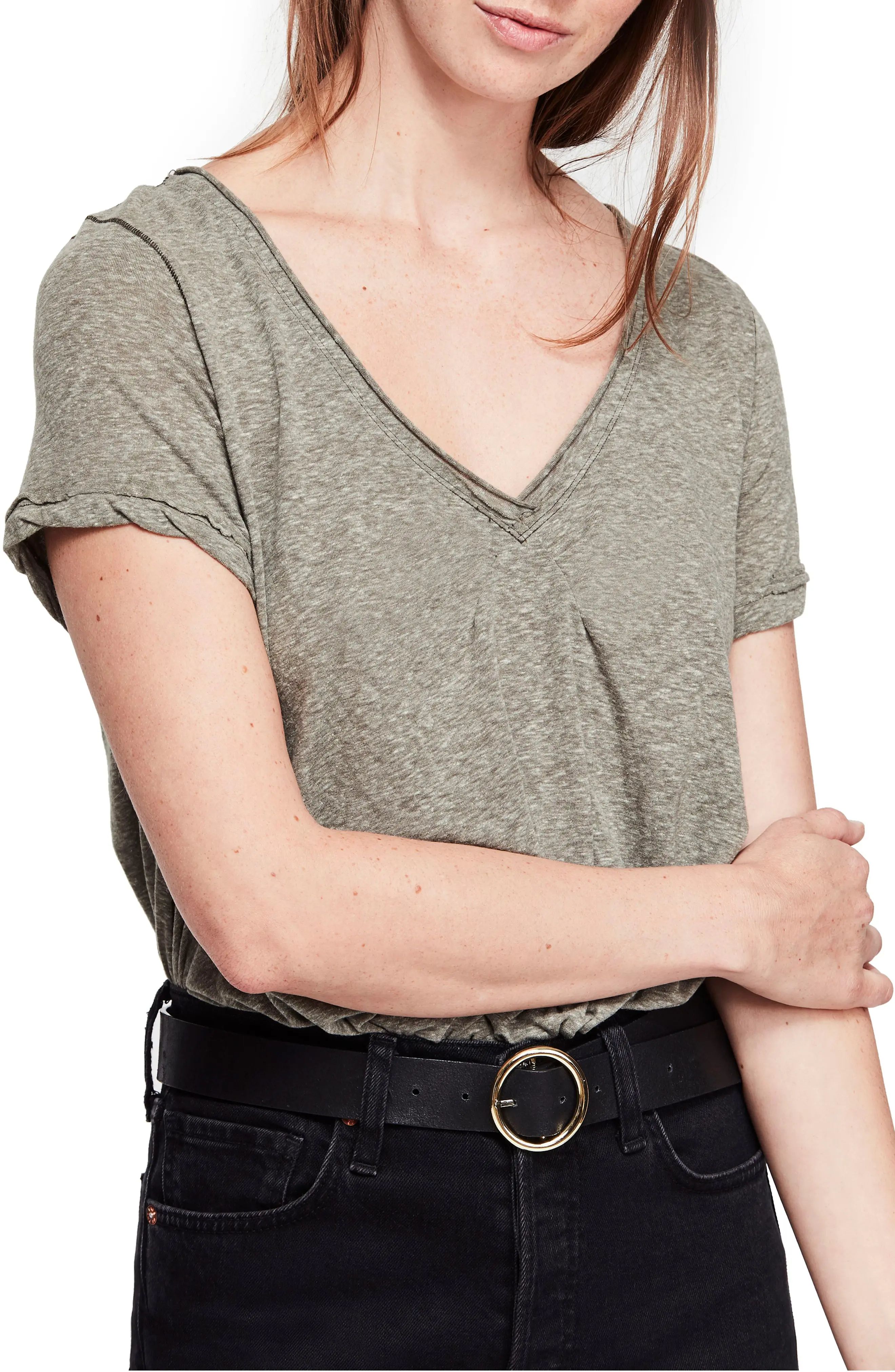 Women's Free People All You Need Tee, Size X-Small - Green | Nordstrom