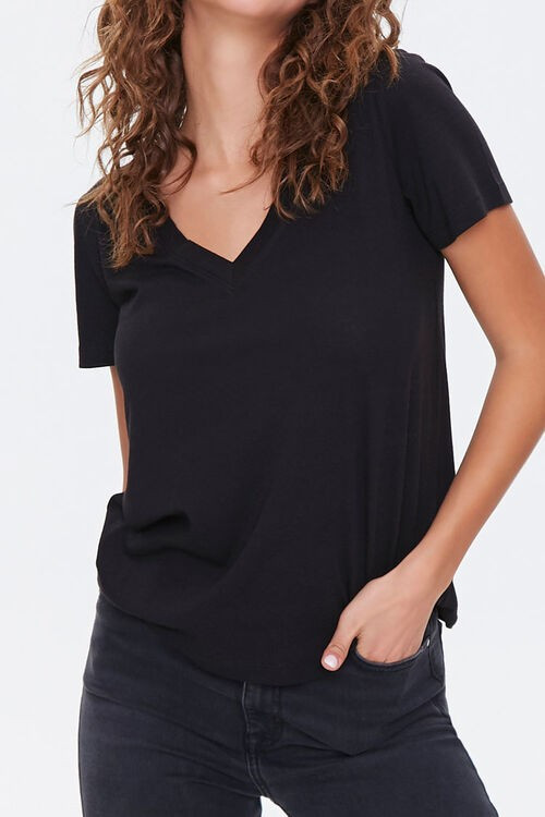 Basic Cotton-Blend Tee | Forever 21 (US)