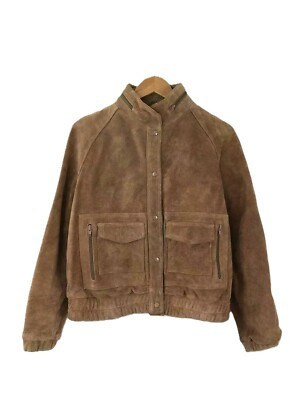 Women's Vintage 70s Genuine Suede Leather Bomber Jacket Brown Biker Retro Jacket | eBay | eBay US