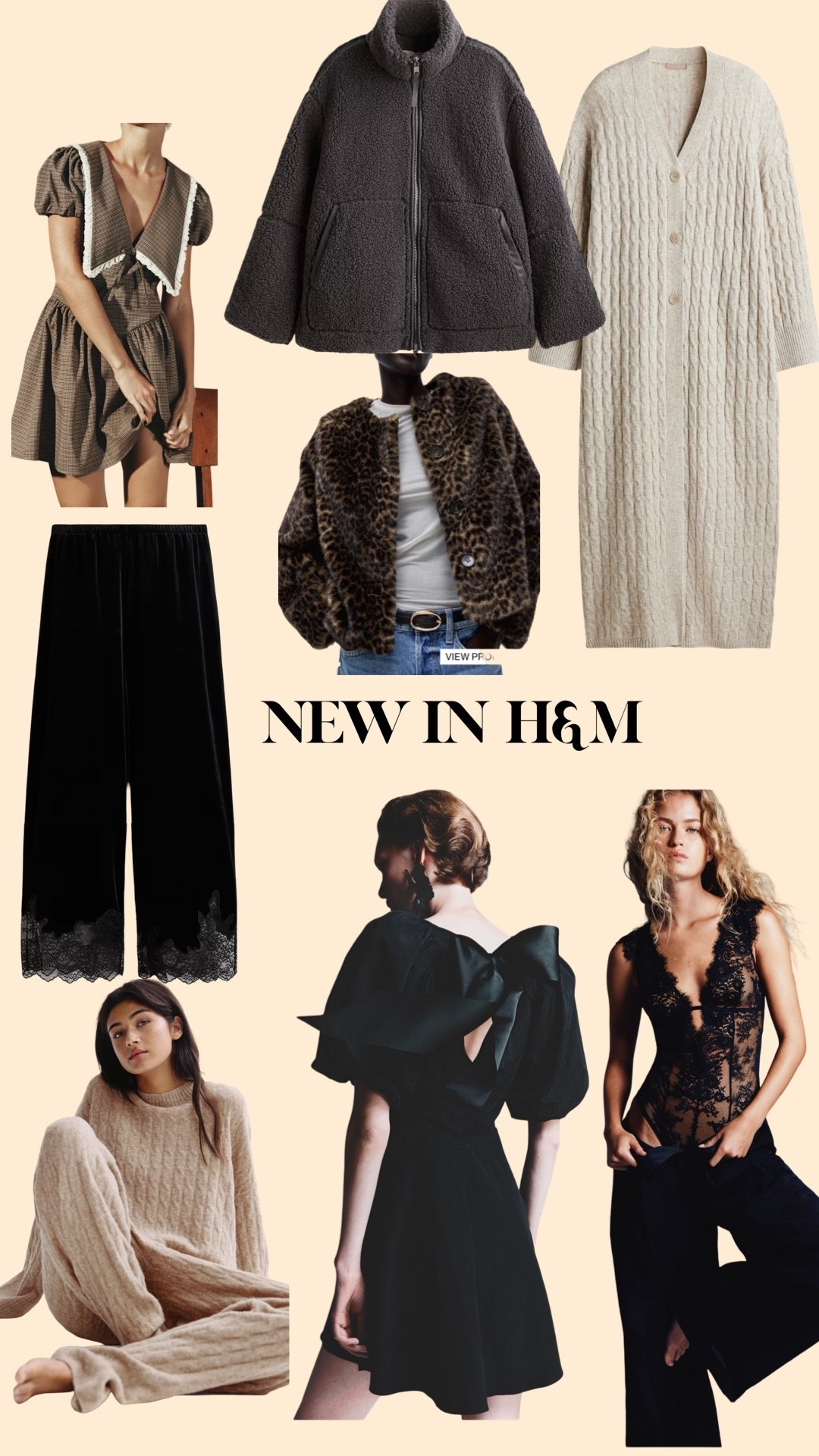 New in H&M faves 😍 love the knit sets & the bow dress and velvet trousers for the festive season!

#LTKuk #LTKwinter