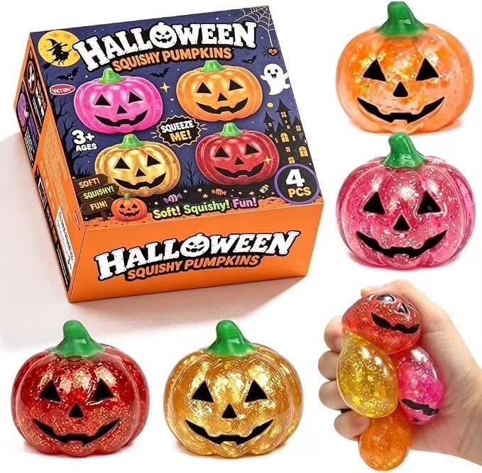 Under $10 for a 4 pack of these cute squishy pumpkins! New release on Amazon that’s flying since this squishies have been THE toy of the year with kiddos. Great price for what you get! 🎃

#LTKSaleAlert #LTKSeasonal #LTKKids