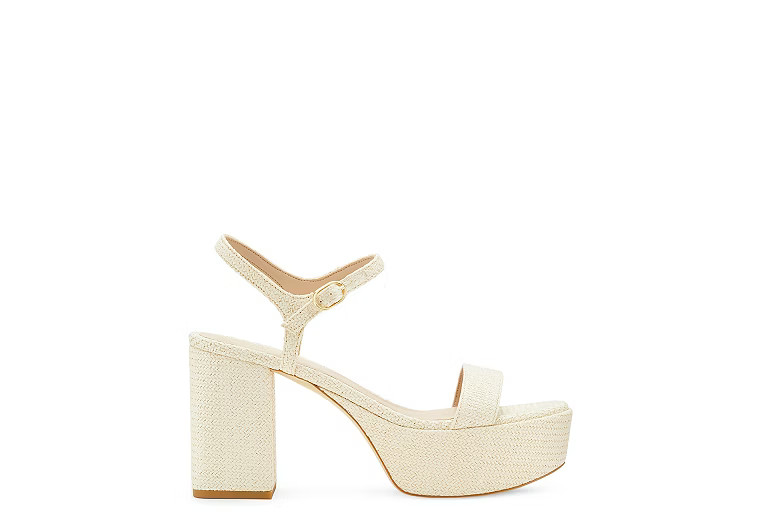 Dancer Mid Block Platform Sandal | Stuart Weitzman Outlet