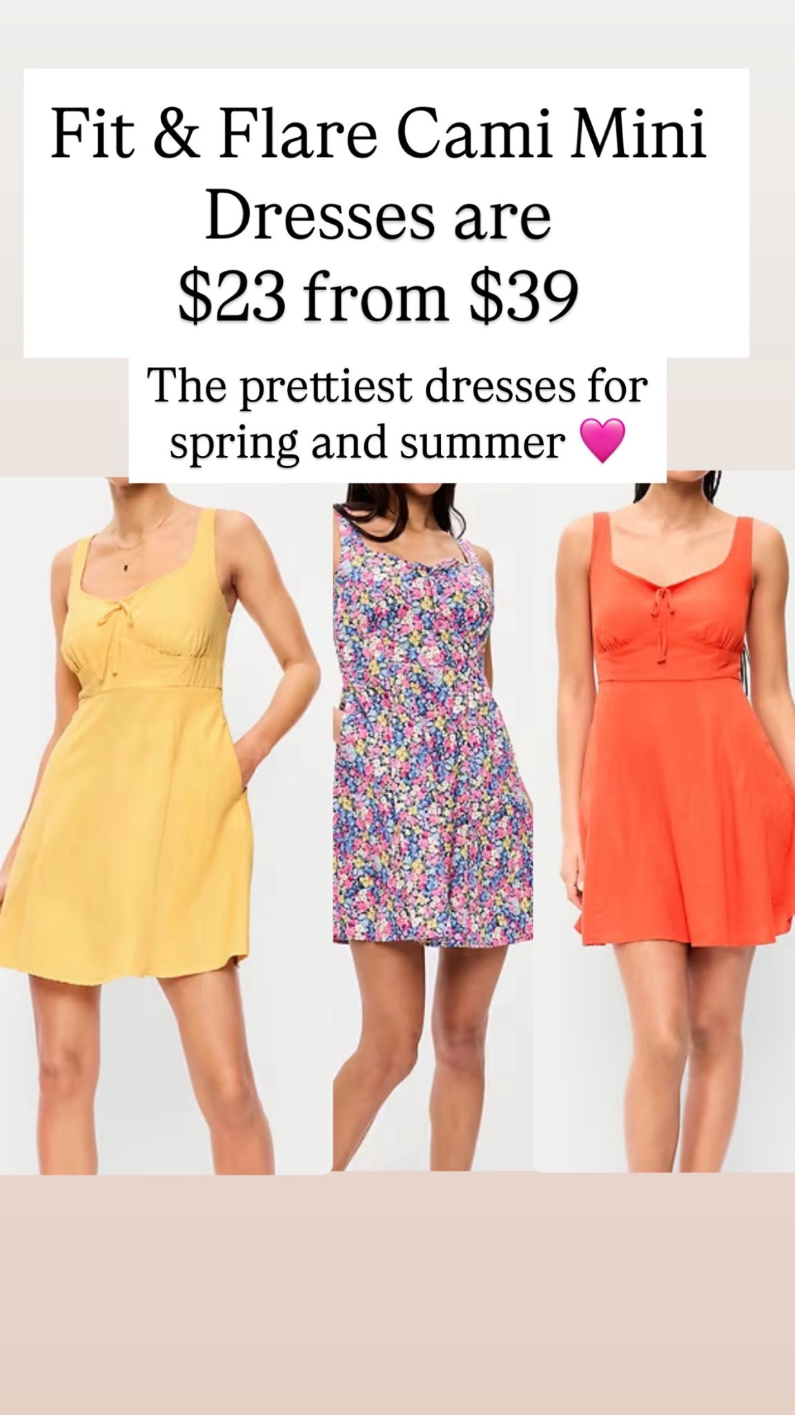 Fit & Flare Denim Mini Dresses are $23 from $39

#LTKSaleAlert #LTKMothersDay #LTKgrwm