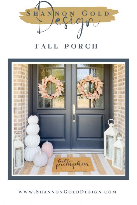 Fall front porch decor. 

#LTKstyletip #LTKSeasonal #LTKhome