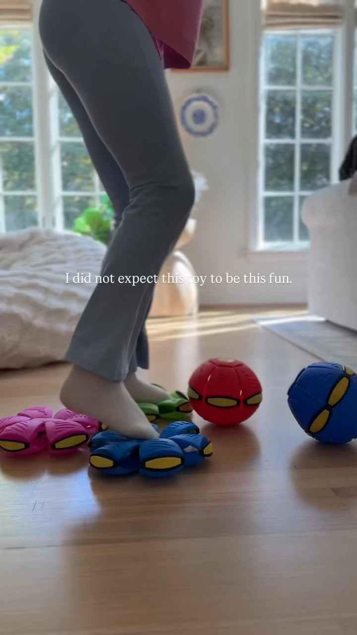 This little magic ball toy has been such a fun surprise for the kids. One second it’s a ball, the next it flips into a flying saucer and of course the lights make it even more exciting. It’s one of those simple toys that gets everyone up, moving, and laughing together.

Love finding the little things that turn into parent-kid playtime moments and actually keep kids entertained.

SHOP : https://amzn.markable.ai/FzU0EUXi

#KidsToyFinds #AmazonKids #FamilyFun

#LTKdayinmylife #LTKKids #LTKmomlife