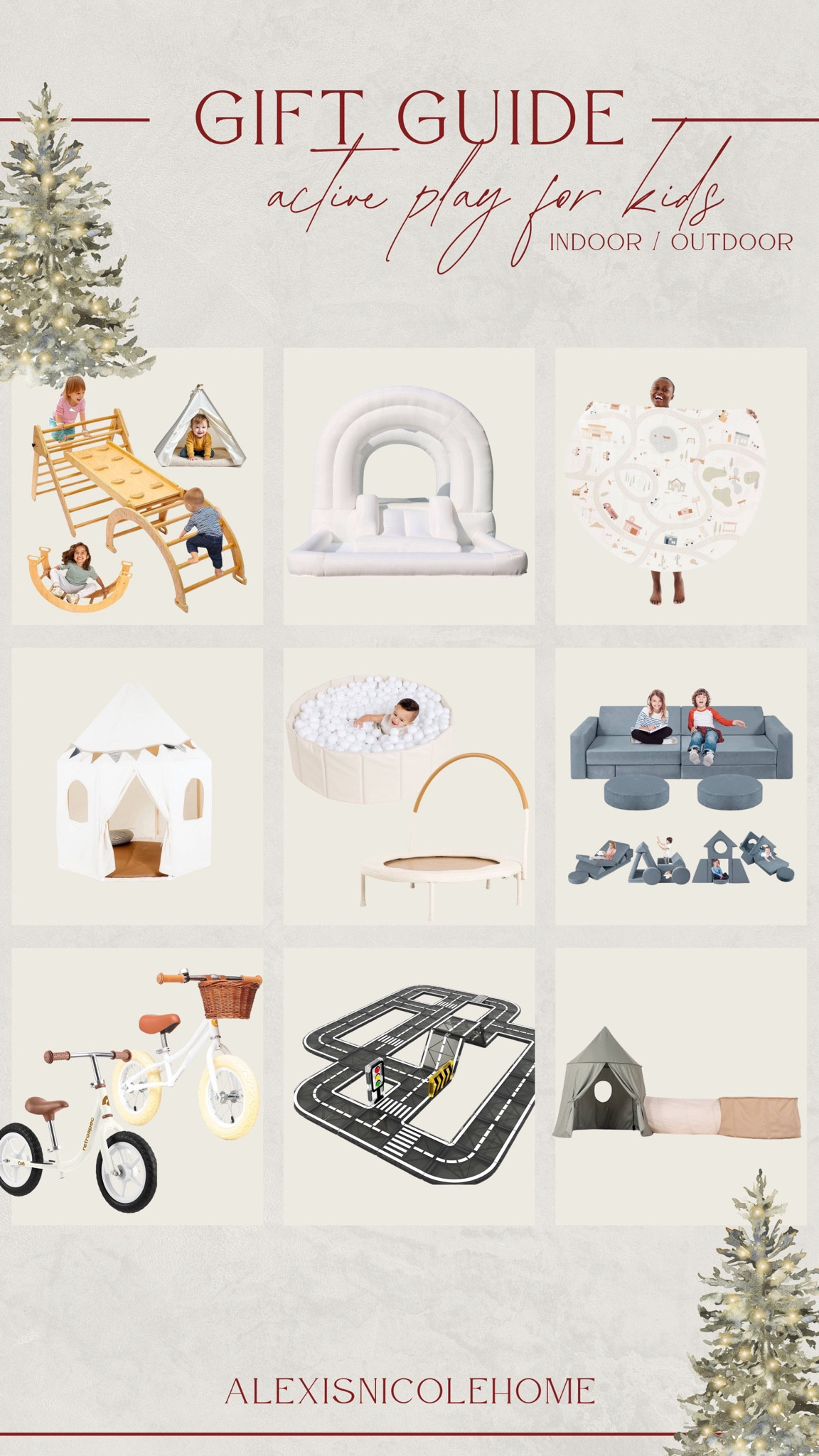 Gift guide for all the active play for kids -- suitable for inside during the colder months or outside during summer time! 

Kids gifts
Kids gift guide 

#LTKGiftGuide #LTKHome #LTKKids