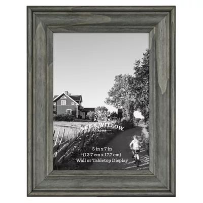 Bee & Willow™ Home 5-Inch x 7-Inch Wooden Picture Frame in Oxford Black | Bed Bath & Beyond