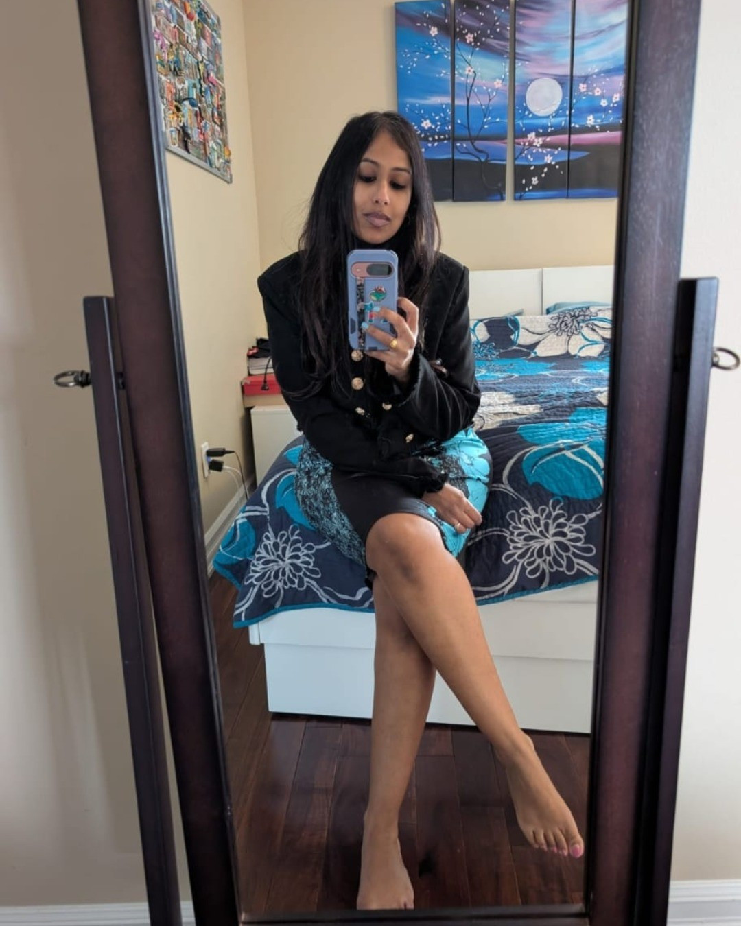 Floral dress, teal dress, summer dress, blazer. Black blazer, office style, work wear, tweed blazer 

#LTKsummer #LTKdresses #LTKworkwear