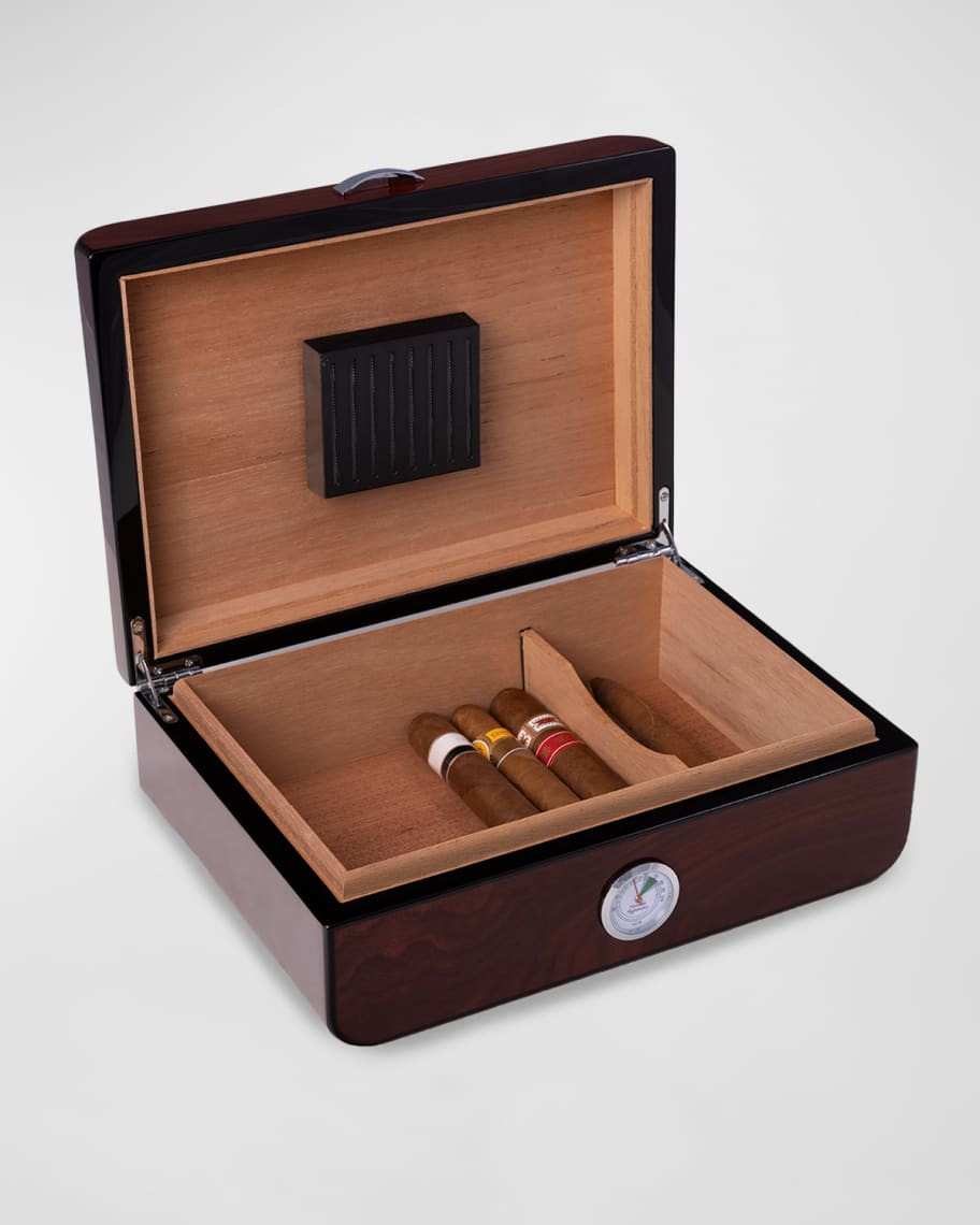 Bey-Berk Unisex Gerard 40 Cigar Humidor w/ Hygrometer & Humidistat | Neiman Marcus