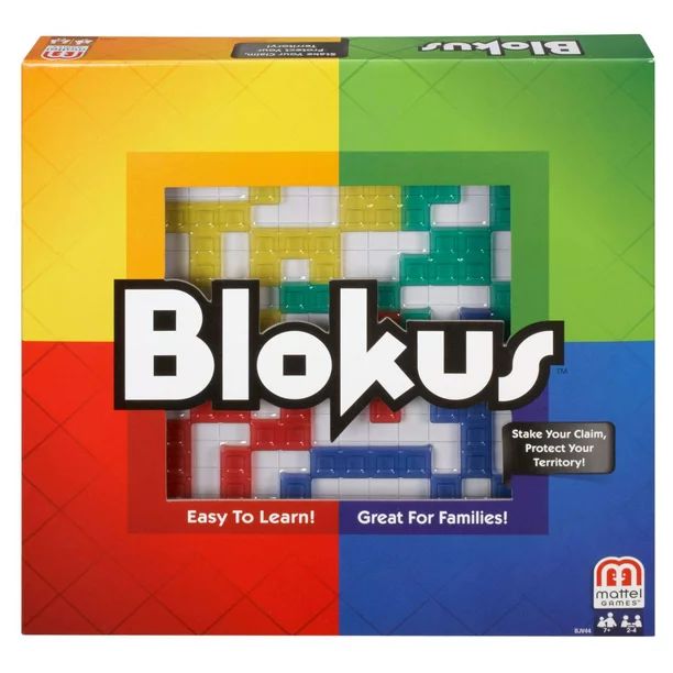 Mattel Blokus Family Fun Game for 2-4 Players Ages 7Y+ - Walmart.com | Walmart (US)