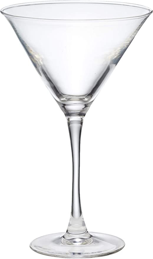 Amazon Basics Chelsea Martini Glass Set, 10-Ounce, Set of 6 | Amazon (US)