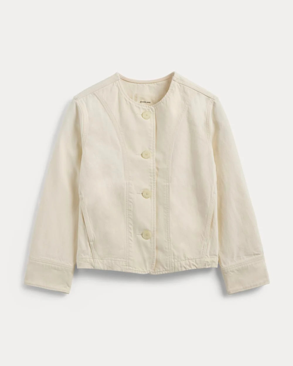The Denim Barrel Jacket | Calico Ecru | Everlane