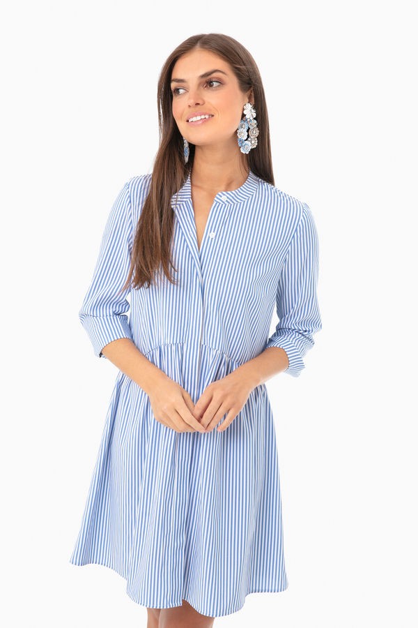 Blue & White Stripe Royal Shirt Dress | Tuckernuck
