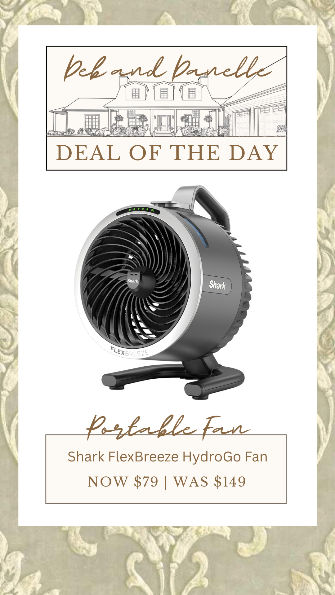 The Summer heat is on the way! There is a great deal on the portable and rechargeable Shark FlexBreeze HydroGo Fan on Amazon.  

 #LTKSeasonal #LTKHome #LTKTravel