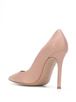 Gianvito Rossi Gianvito 105mm Leather Pumps | Neutrals | FARFETCH | Farfetch Global