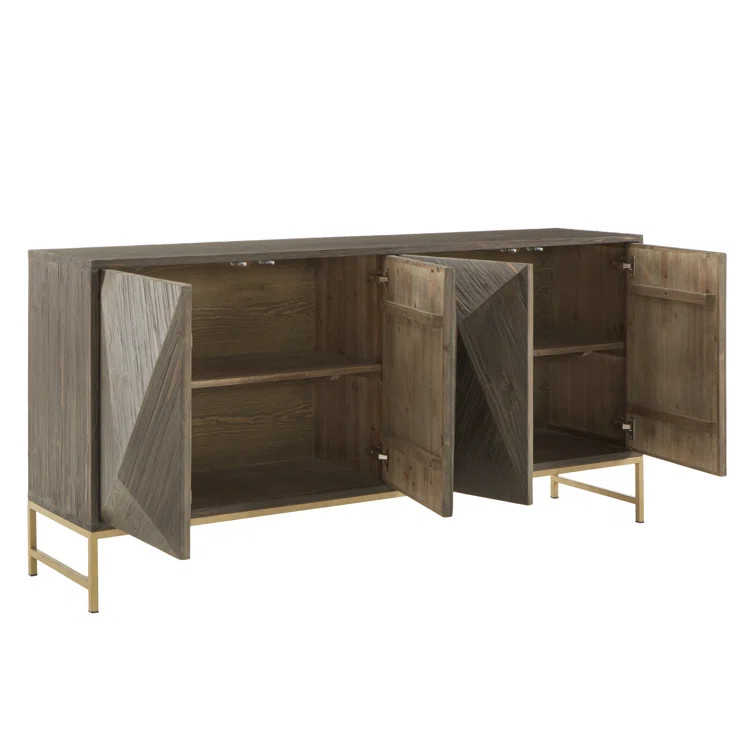 Wojciechowski 72.84'' Wide Fir Buffet Table | Wayfair North America