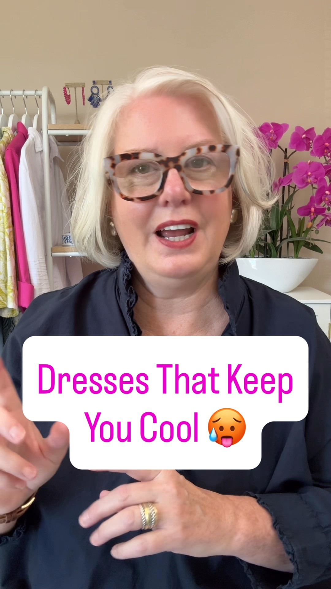 When it's a hundred degrees, the dress matters less than the fabric. These are woven naturals — linen, cotton poplin, and seersucker — so they hold away from your skin and let air move instead of sticking to you like a knit does. A linen tiered swing dress, a long linen stripe shirtdress, a seersucker fit and flare, and a smocked cotton poplin with a full skirt. Comfortable, breathable, and easy to throw on.

#LTKSeasonal #LTKOver40 #LTKMidsize