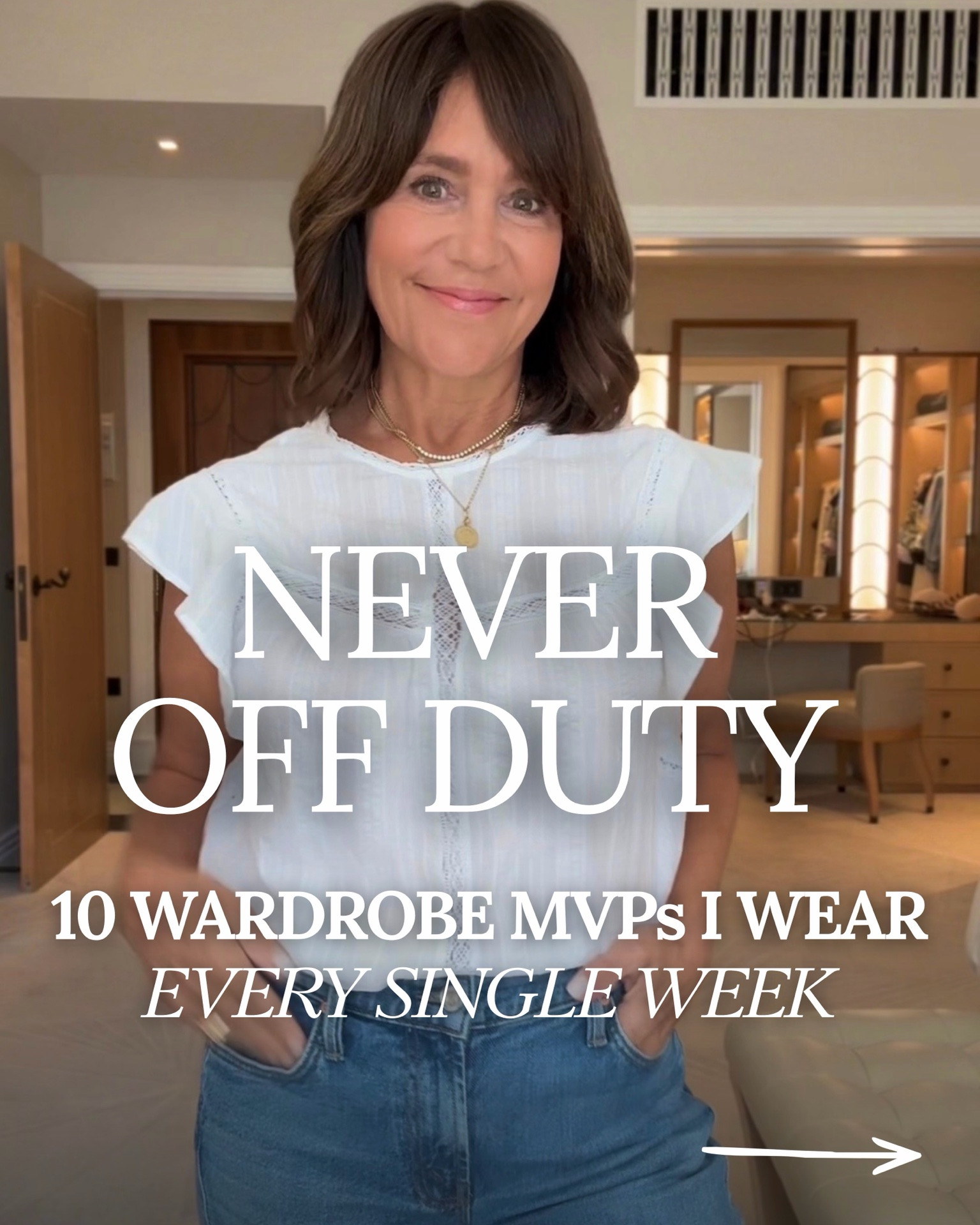 The secret to elevated, effortless style is all about having the right high-rotation wardrobe heroes. 💫 These are a few of my favorite closet staples I wear every single week!!  

I wear these pieces almost more often than I want to admit, because they’re really that good!!! 😂 They’re flattering, modern, and go with everything. 

Everything from the prettiest white top to the best jeans to the viral pants everyone needs in their closet - these are the pieces you’ll find in my everyday outfit rotation!

#LTKgrwm #LTKootd #LTKmomlife

#LTKootd #LTKdayinmylife #LTKOver40