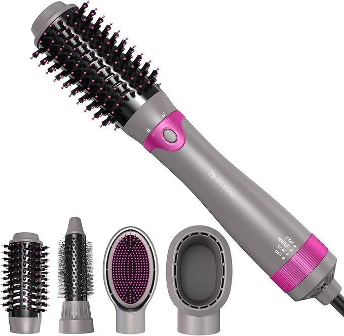 Feamadou Hair Dryer Brush,Multifunctional Hot Tools Blow Dryer Brush,Hair Dryer and Volumizer in ... | Amazon (US)