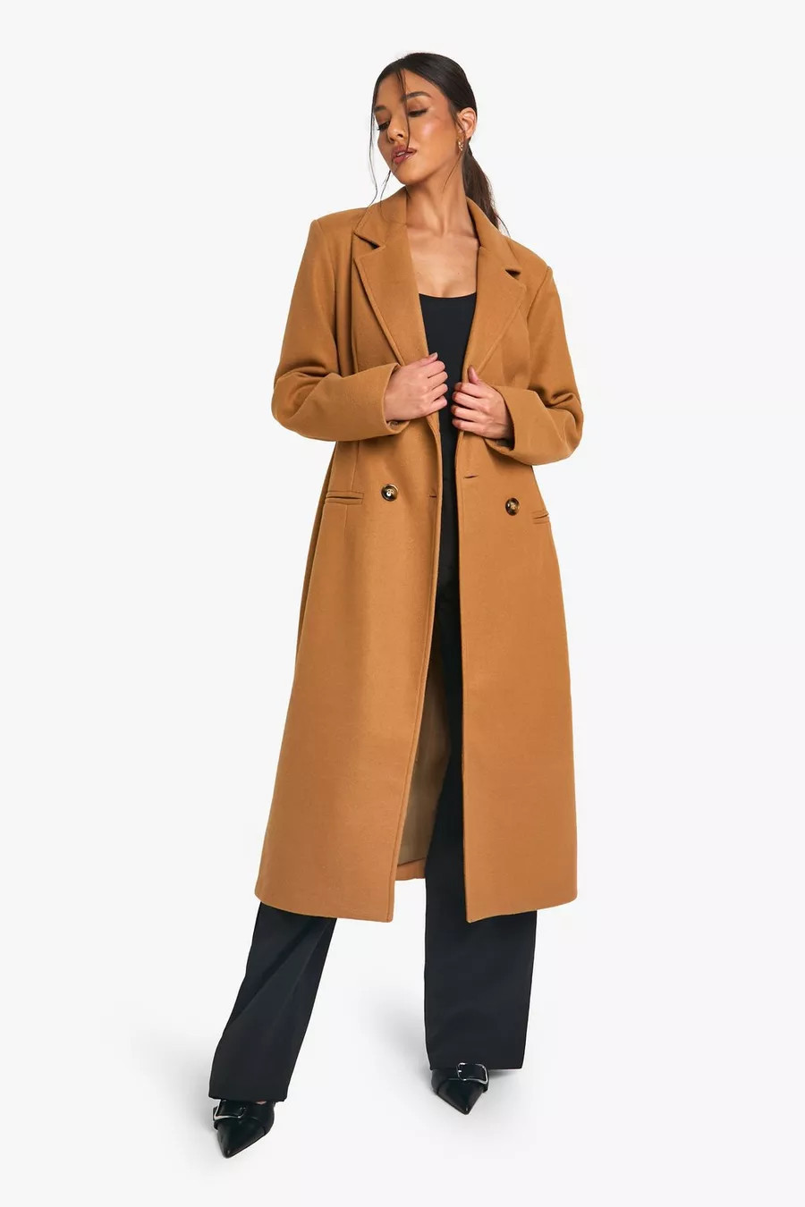 Manteau effet laine | Boohoo.com (FR)