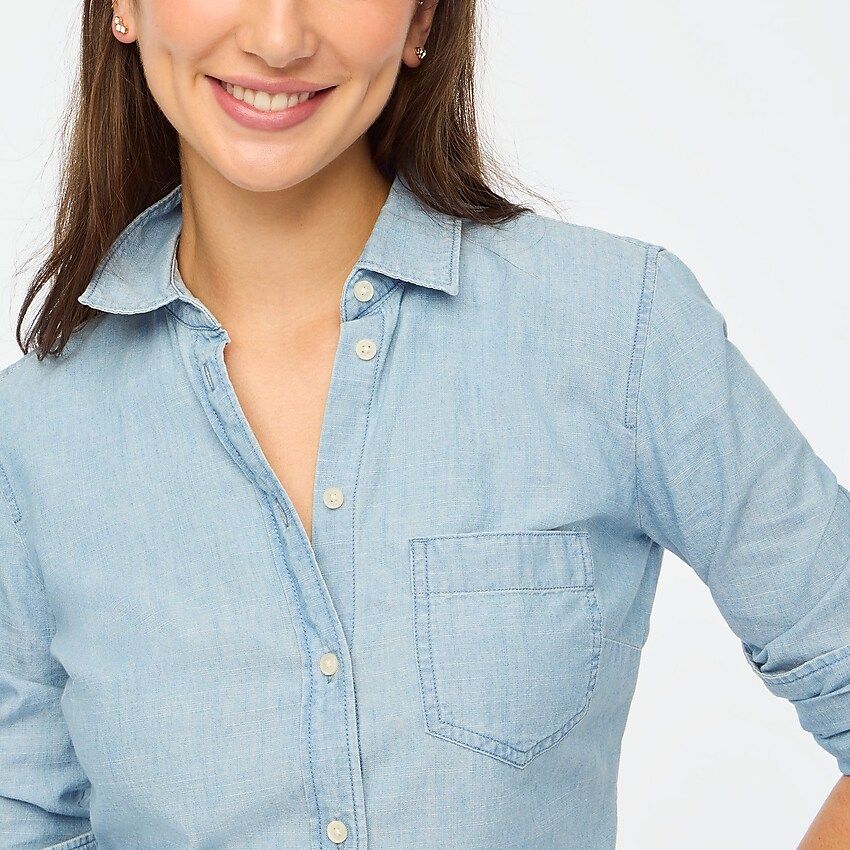 Chambray shirt in signature fit | J.Crew Factory